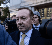 Kevin Spacey leaving a New York Court in October 2022.