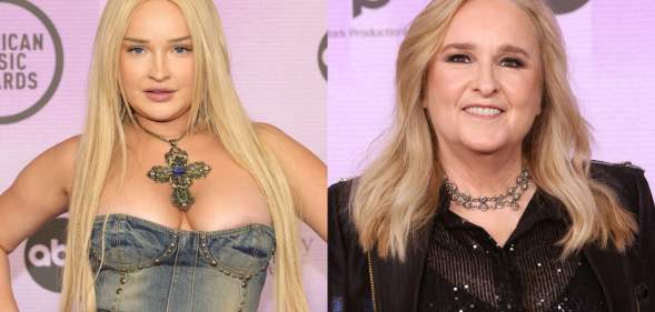 Kim Petras (L) and Melissa Etheridge (R) on Colorado Springs shooting. (Getty)