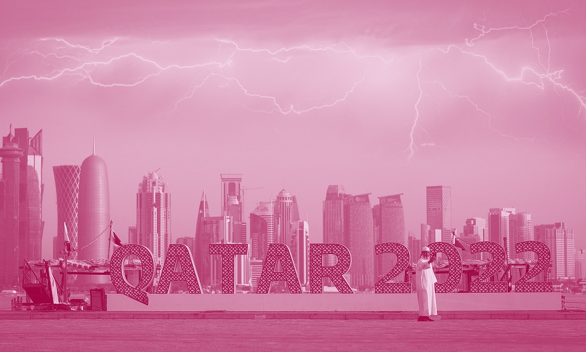 The Qatar sky line