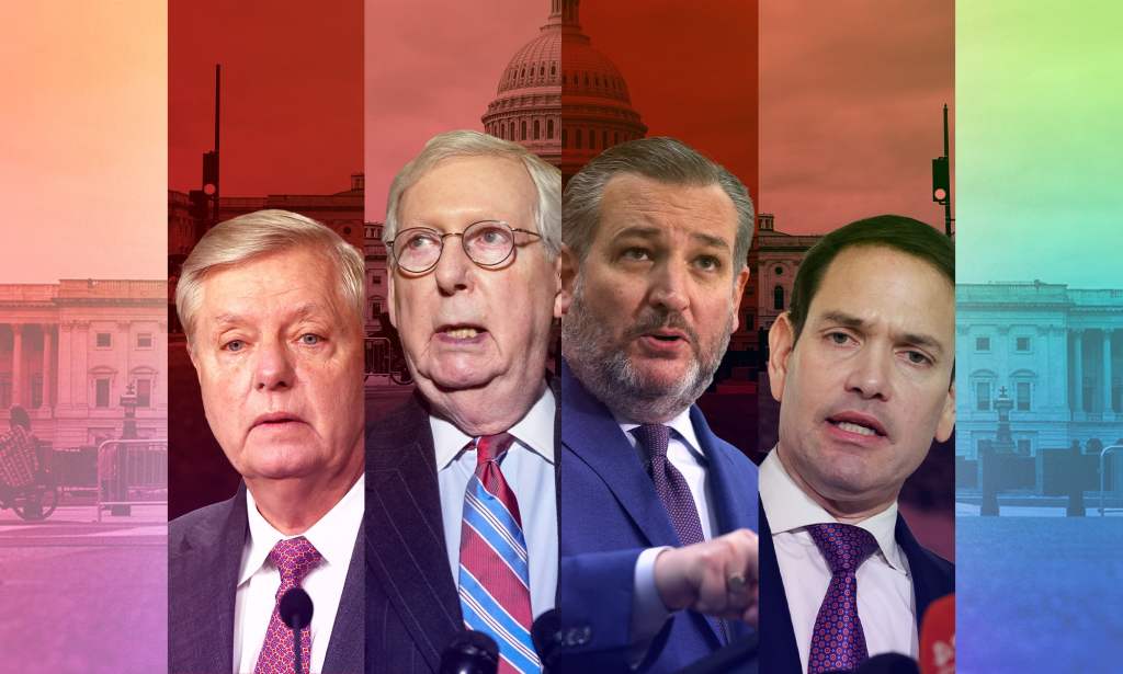 Lindsey Graham, Mitch McConnell, Marco Rubio, Ted Cruz