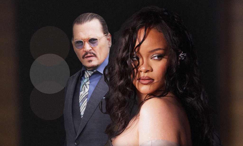 Johnny Depp and Rihanna