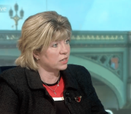 A screenshot of minister for women Maria Caulfield from BBC's Politics Live show