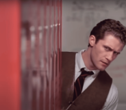A screenshot of actor Matthew Morrison as Mr Schue from US show Glee