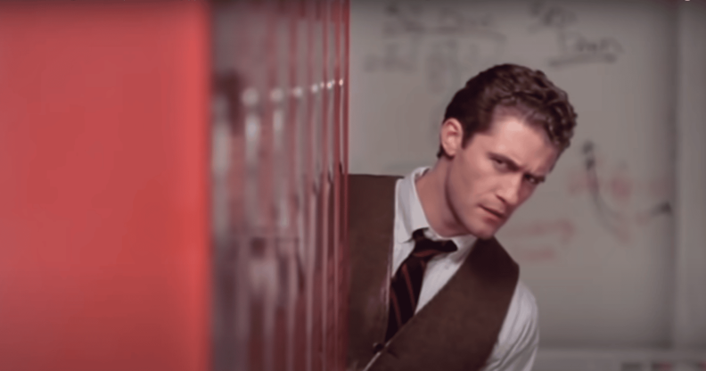 A screenshot of actor Matthew Morrison as Mr Schue from US show Glee