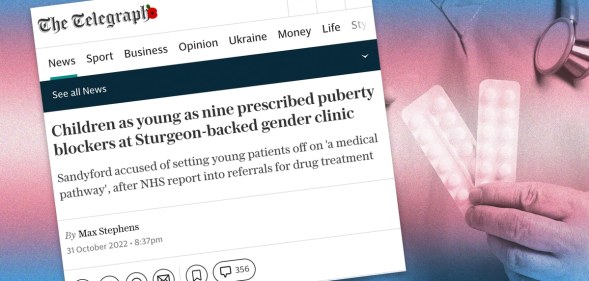 A Telegraph article titled Children as young as nine prescribed puberty blockers at Sturgeon-backed gender clinic