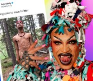 Yvie Oddly strips on Twitter