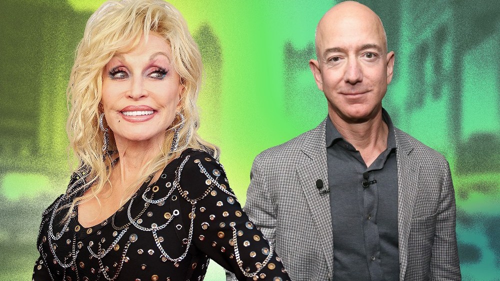 Dolly Parton and Jeff Bezos