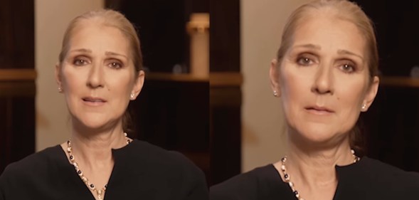 Celine Dion tears up as shares diagnosis. (Celine Dion/Instagram)