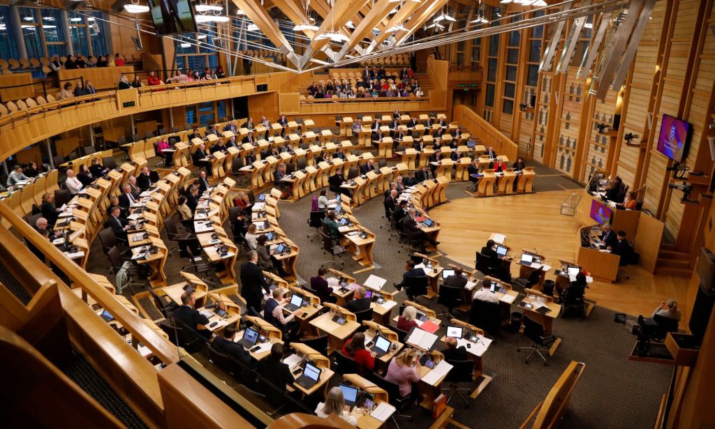 Parliament sit for proceedings on the Gender Recognition Reform (Scotland) bill