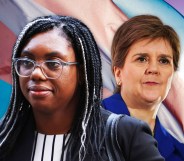 UK equalities minister Kemi Badeoch and Scottish first minister Nicola Sturgeon