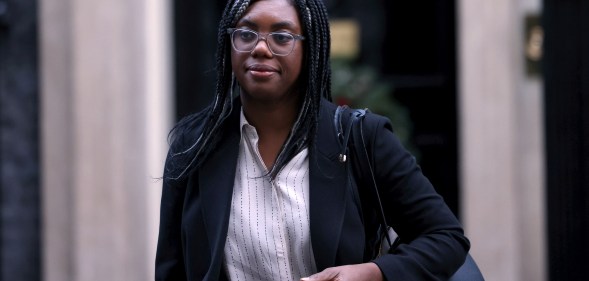 UK Equalities Minister Kemi Badenoch leaving 10 Downing Street