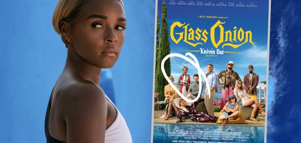 Janelle Monáe gives stand-out performance in Glass Onion: A Knives Out Mystery. (Netflix)