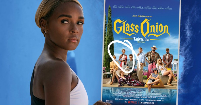 Janelle Monáe gives stand-out performance in Glass Onion: A Knives Out Mystery. (Netflix)