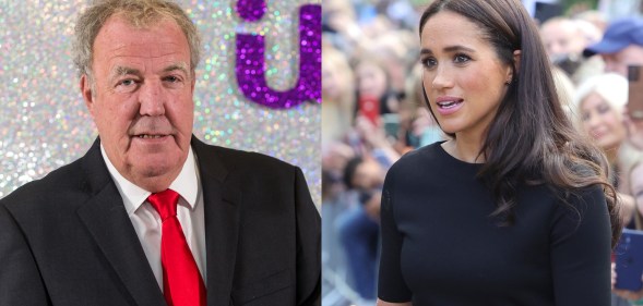 Jeremy Clarkson (L) and Meghan Markle (R). (Getty)