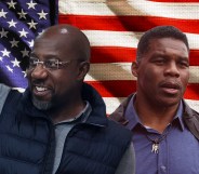 Herschel Walker and Raphael Warnock