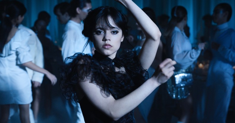 Jenna Ortega gets backlash for COVID dance story. (Netflix)