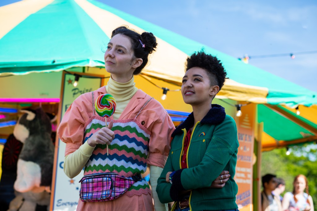 Lily and Ola in Netflix' Sex Education. (Sam Taylor/Netflix)