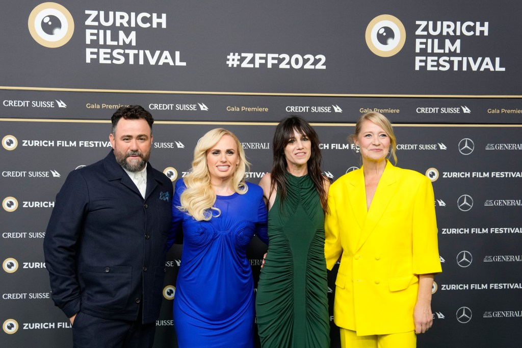 Celyn Jones (L) Rebel Wilson, Charlotte Gainsbourg and Trine Dyrholm (R) star in new film, The Almond and The Seahorse (Valeriano Di Domenico/Getty)