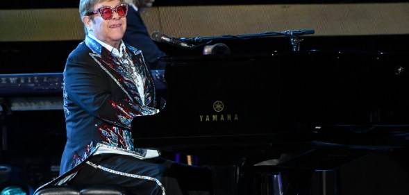 Sir Elton John set to headline Glastonbury 2023. (Getty)