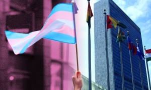 Trans flags in Scotland
