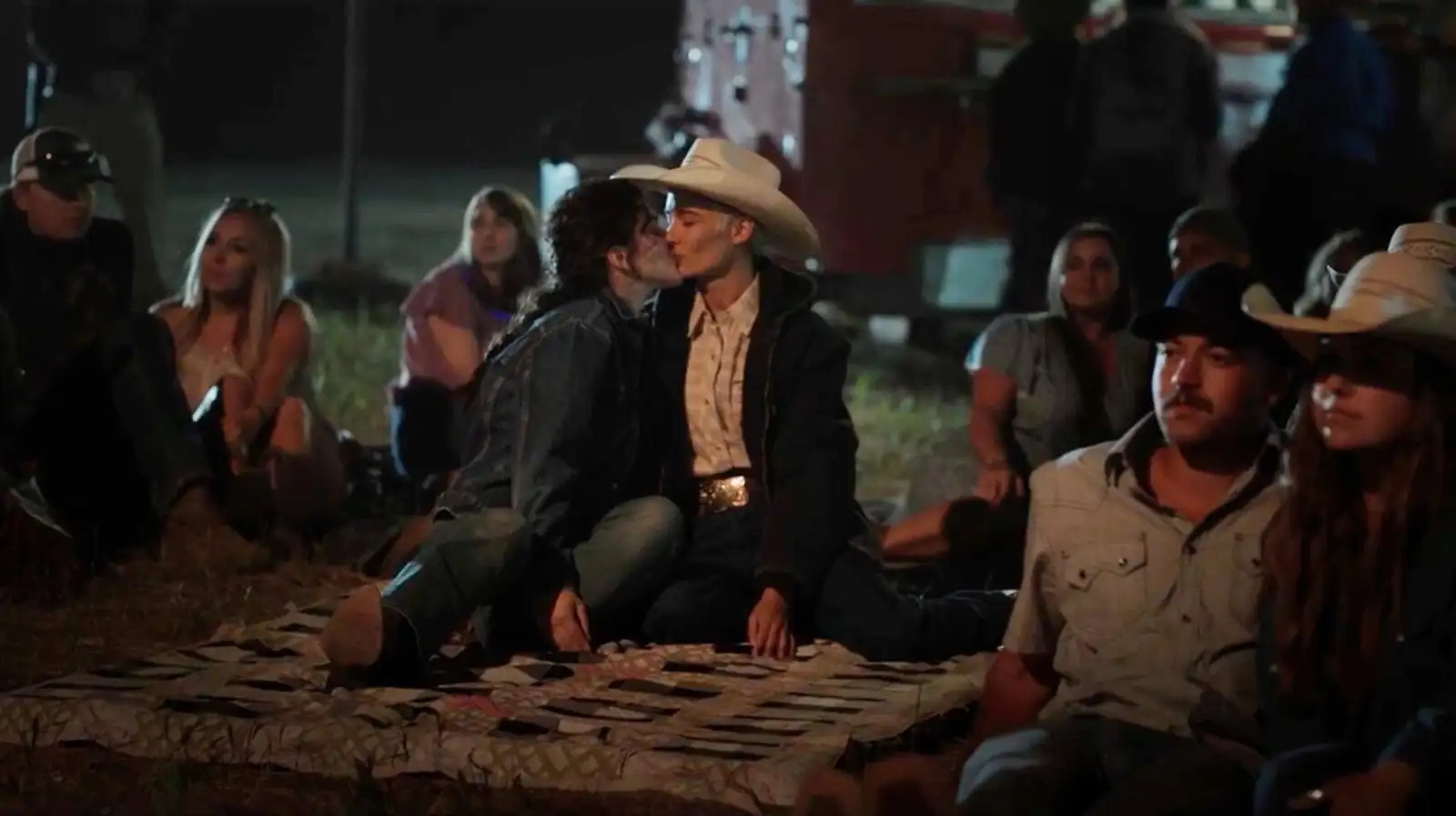 Yellowstone's Lilli Kay reveals her partner was in lesbian kiss scene