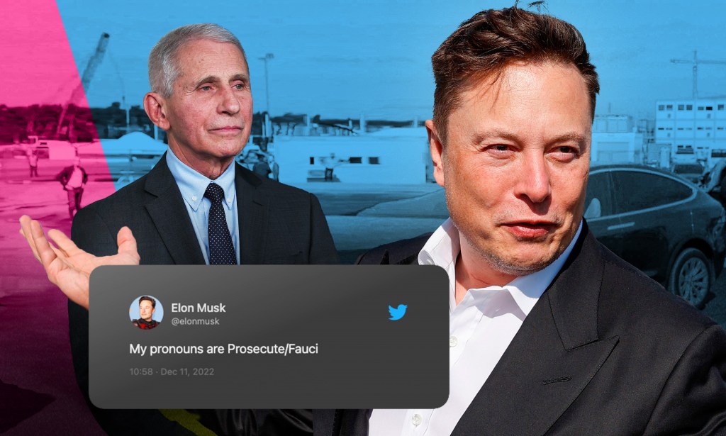 Elon Musk and Dr Anthony Fauci