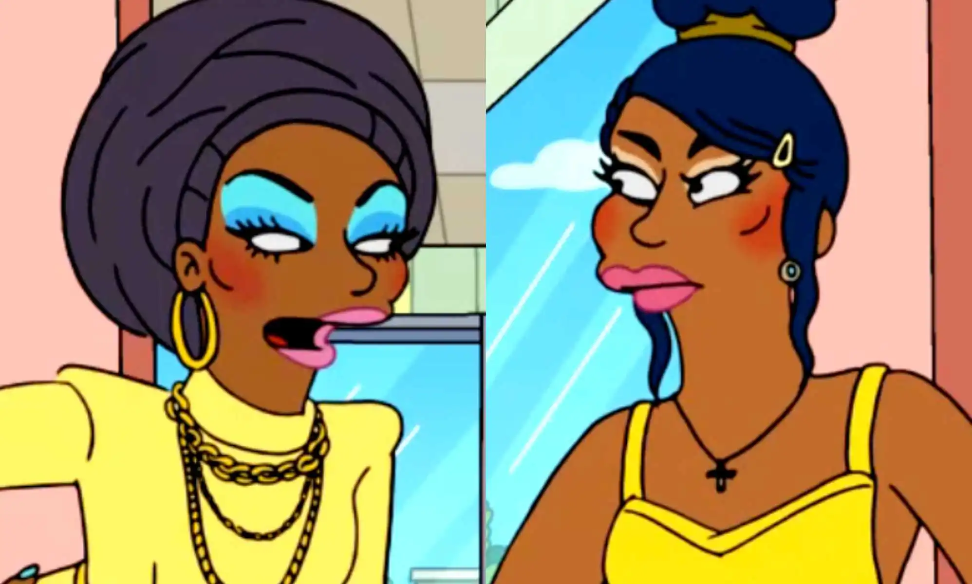 Bob the Drag Queen and Monet X Change join The Simpsons