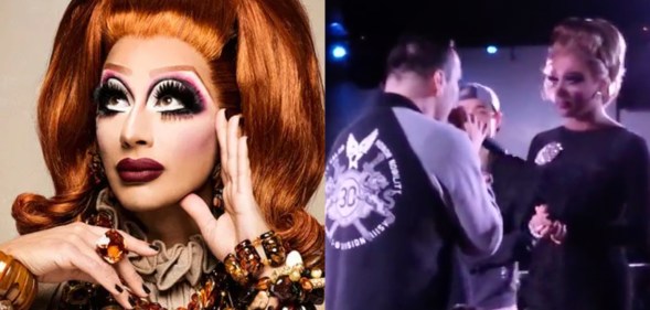 Bianca Del Rio proves her skill as an insult comic. (MTV/Twitter/@GreenGayYT)