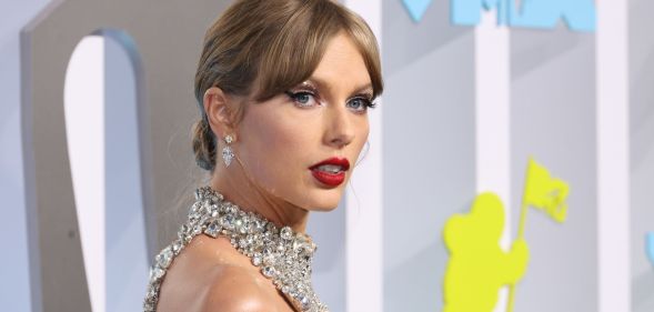 Taylor Swift attends the 2022 MTV VMAs