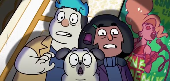 Barney, Pugsley and Nora in Dead End: Paranormal Park