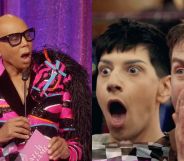 Screenshot from RuPaul's Drag Race season 15 snatch game