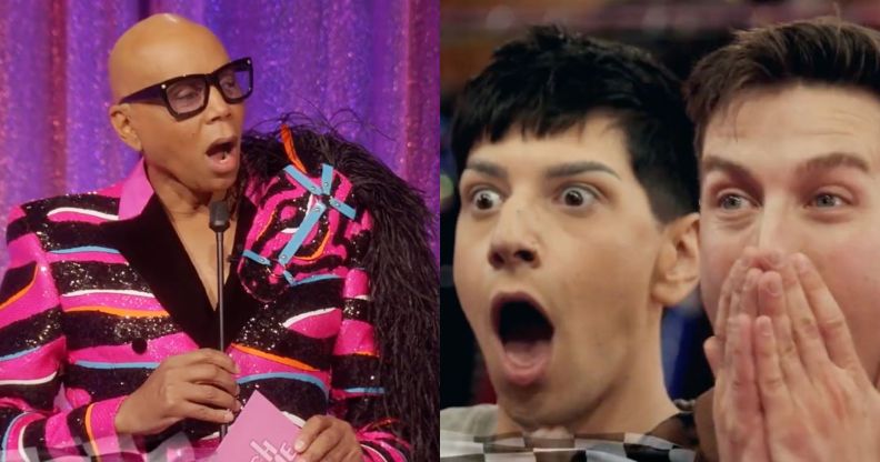 Screenshot from RuPaul's Drag Race season 15 snatch game