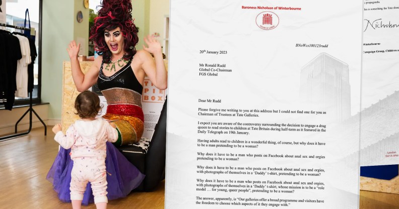 Letter to Tate Britain from Baroness Nicholson