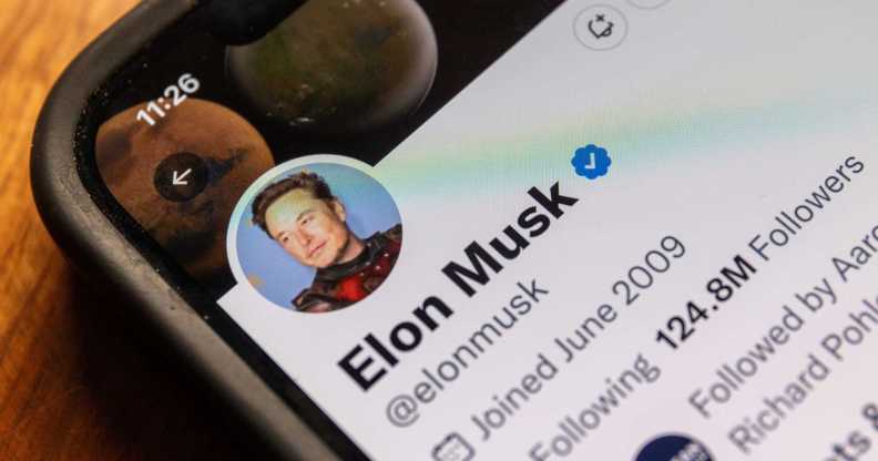 Elon Musk's Twitter account