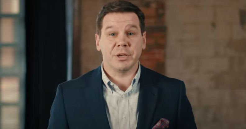 First Baptist Church of Jacksonville's senior pastor Heath Lambert appears in a YouTube video explaining why members of the church should sign an anti-LGBTQ+ pledge