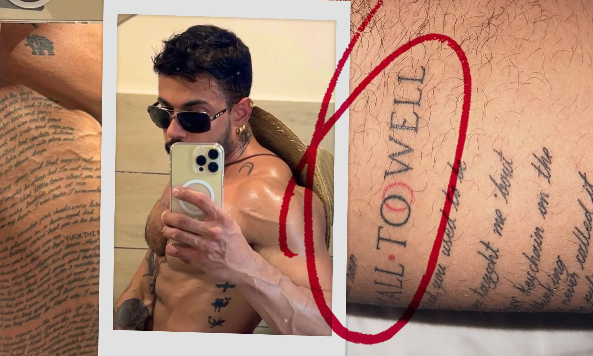 Gay Tattoos Porn - Gay man's tattoo of Taylor Swift's All Too Well lyrics divides internet