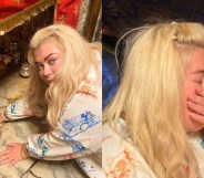 Gemma Collins breaks down crying at birthplace of Jesus. (Instagram/@Gemma Collins)