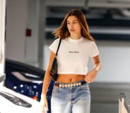 Hailey Bieber wore a 'nepo baby' t-shirt and the internet has some thoughts.