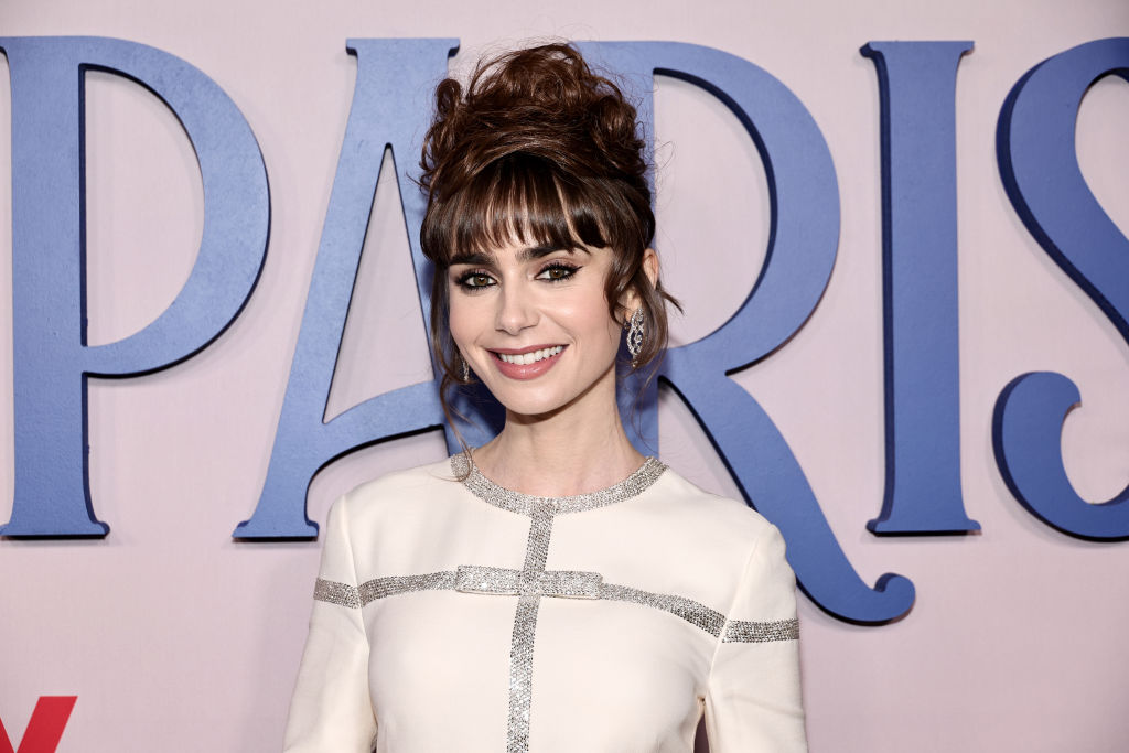 673 Lily Collins Chanel Photos & High Res Pictures - Getty Images