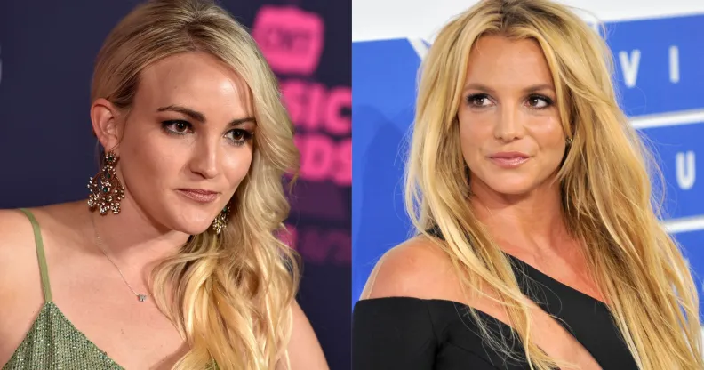 Jamie Lynn Spears (left), Britney Spears (right)