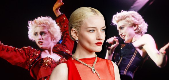 Madonna and Julia Garner.