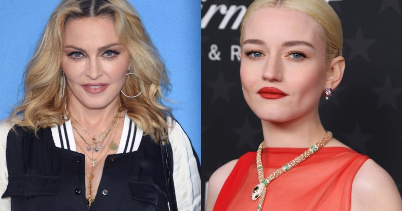 Madonna biopic starring Julia Garner shelved by Universal. (Getty)