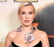 NEW YORK, NEW YORK - MARCH 11: Millie Bobby Brown attends the Netflix's "The Electric State" Fan Screening at The Paris Theatre on March 11, 2025 in New York City. (Photo by Jamie McCarthy/Getty Images)