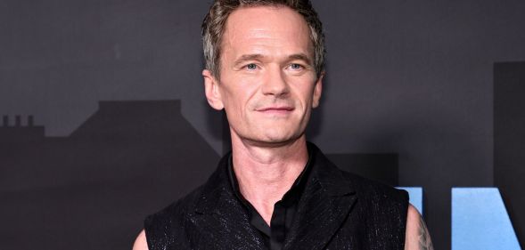 Neil Patrick Harris wearing a black sleeveless top