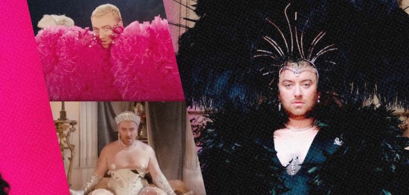 Screenshot from Sam Smith's music video from I'm Not Here to Make Friends music video