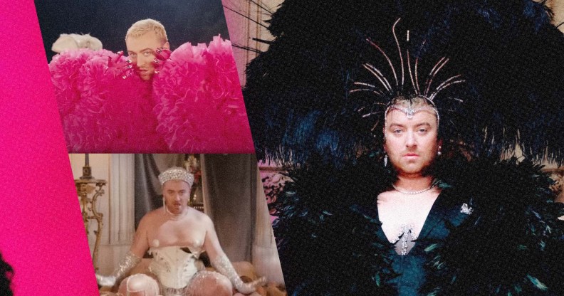 Screenshot from Sam Smith's music video from I'm Not Here to Make Friends music video