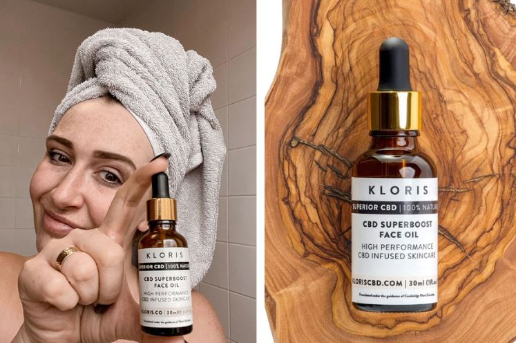 Acne sufferers are turning to Kloris’ CBD Superboost Face Oil due to its ability to calm and soothe inflamed skin.