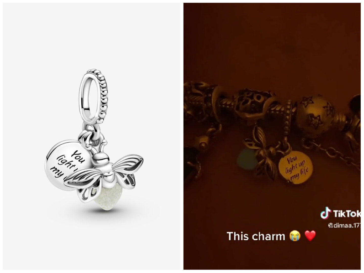 This Pandora firefly charm is selling out after going viral on TikTok