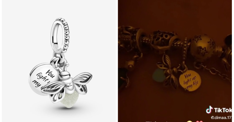 This firefly charm from Pandora has been selling out after going viral on TikTok.