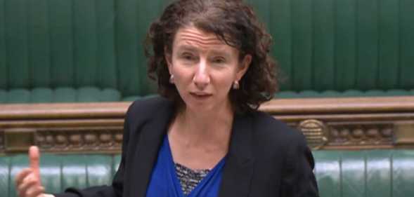 Anneliese Dodds in parliament